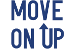 Move-OnUp logo blue text on white background